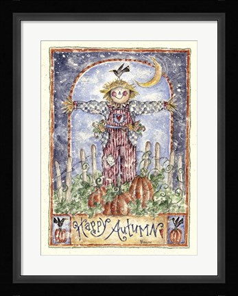 Framed Happy Autumn Print