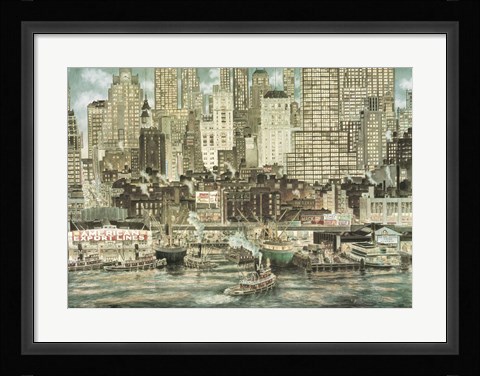 Framed Celebration Of Light Print