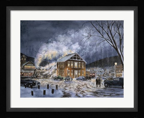 Framed North Field, VT.,  c.1940 Print