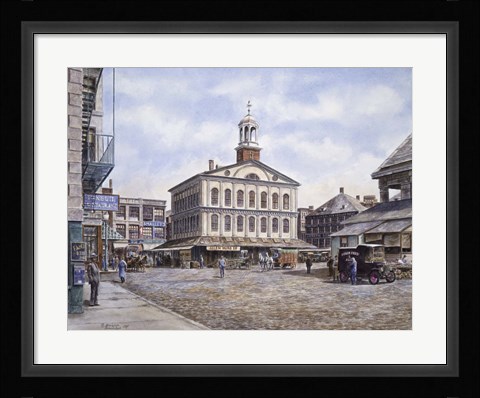 Framed Faneuil Hall, c.1915 Print