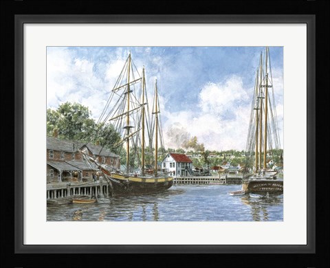 Framed Marshall Toothpick Factory Print