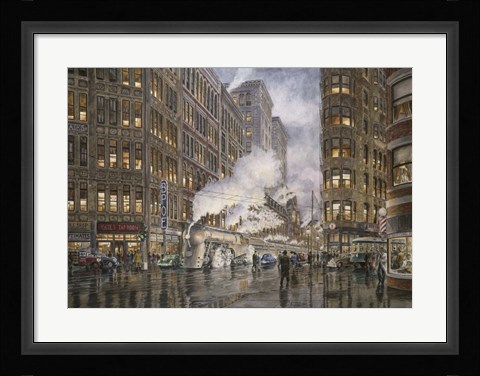 Framed 20Th Century Ltd. At Syracuse NY, Washington And Wharf Sts., c.1936 Print