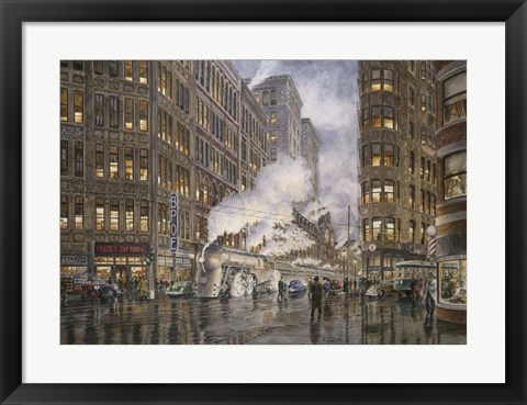 Framed 20Th Century Ltd. At Syracuse NY, Washington And Wharf Sts., c.1936 Print