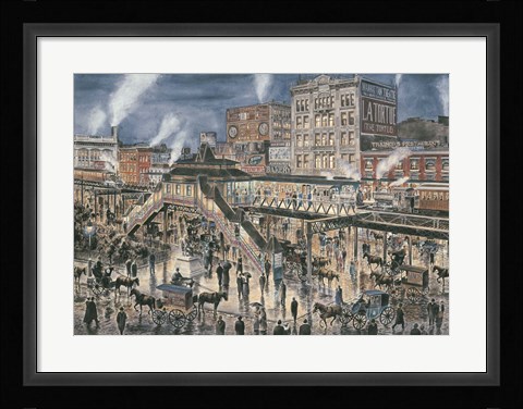 Framed Greely Square, N. Y. C.  , c.1896 Print