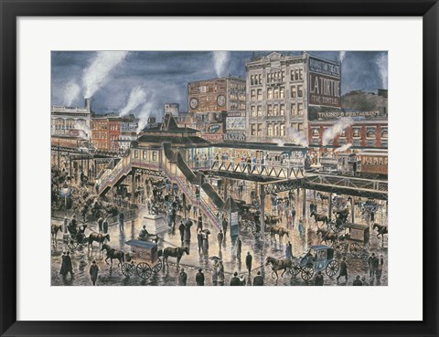 Framed Greely Square, N. Y. C.  , c.1896 Print