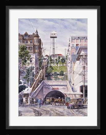Framed Angel's Flight, c.1906 Print