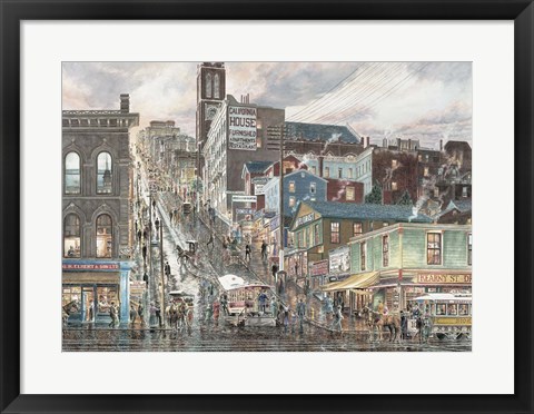Framed KearNYSt., San Francisco Print