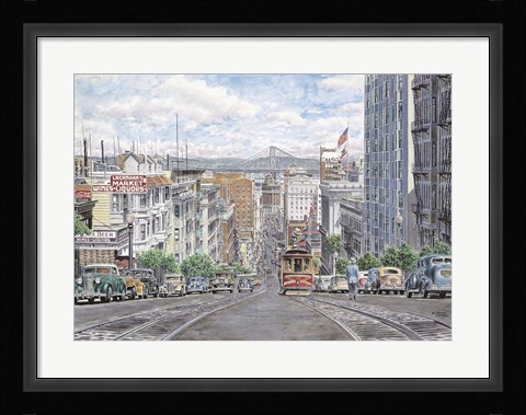 Framed Down California Print