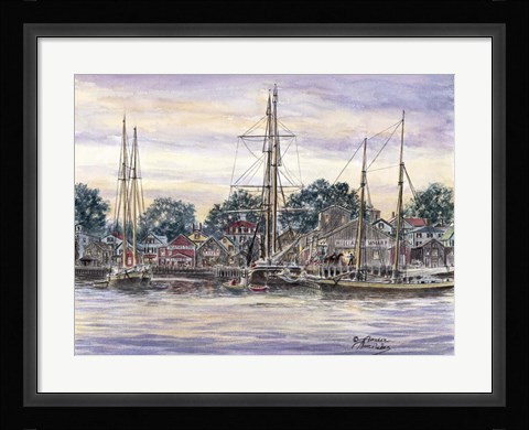 Framed Providence Town Print