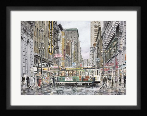 Framed Eddy St., San Francisco Print
