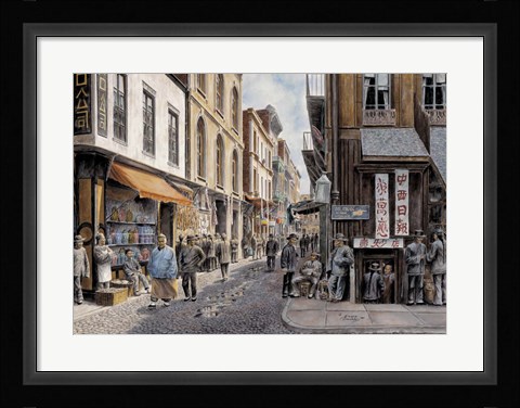 Framed China Town Print
