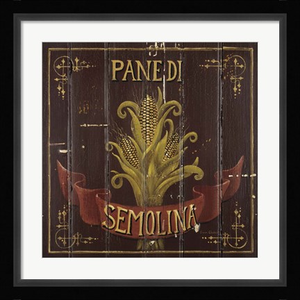 Framed Semolina Print