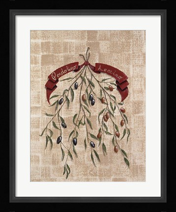 Framed Pendolino/ Leccino Print