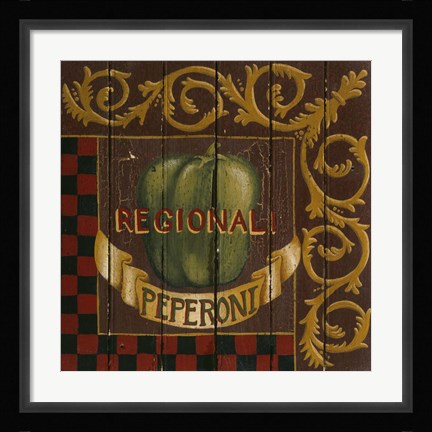 Framed Pepper Print
