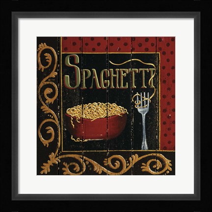 Framed Spaghetti Print