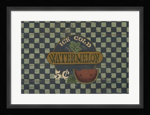Framed Watermelon Print