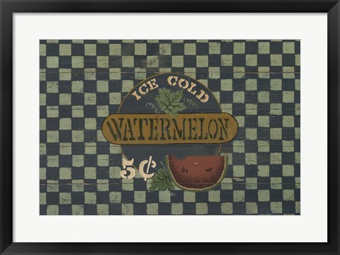 Framed Watermelon Print