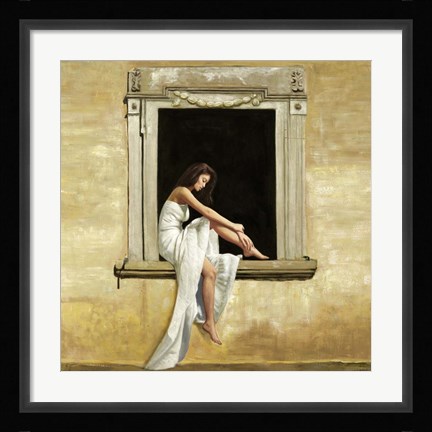 Framed Italian Afternoon (Detail) Print