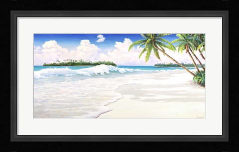 Framed Onda Tropicale Print