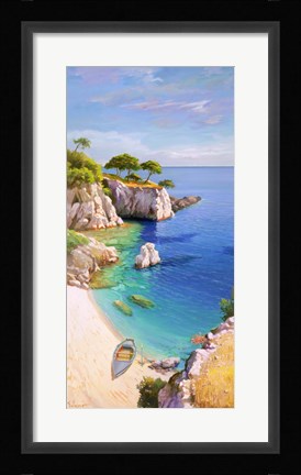 Framed Caletta nel Sole Print