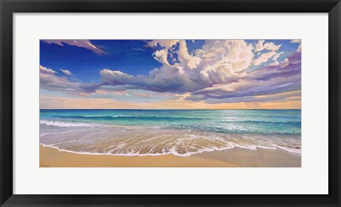 Framed Onda d'Oceano Print