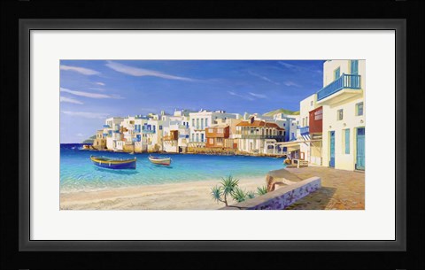 Framed Mykonos Print