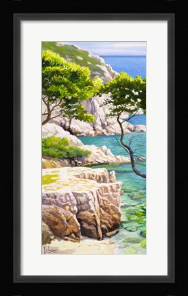 Framed Lavandou I Print