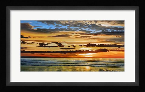 Framed Alba sul Mare Print