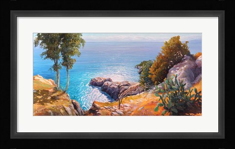 Framed Orizzonte Mediterraneo Print
