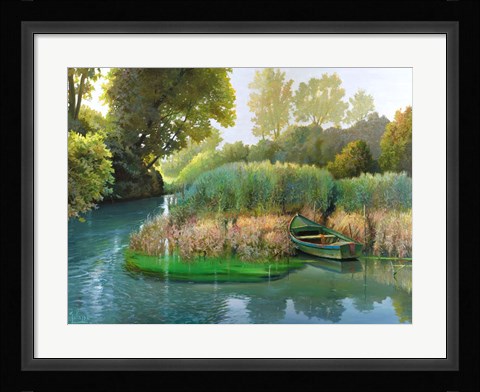 Framed Sul fiume Print