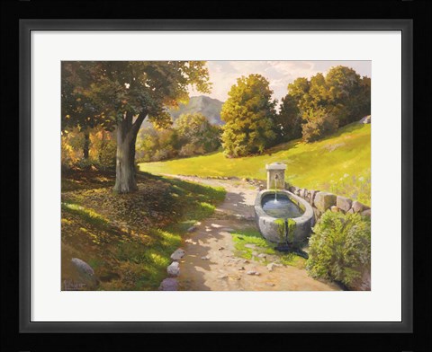 Framed Sentiero tra i Boschi Print