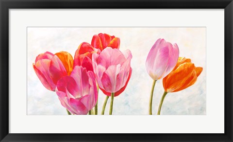 Framed Vive l'ete Print