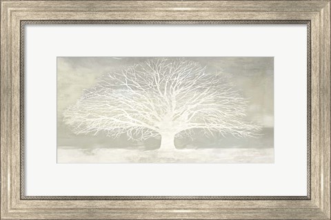 Framed White Tree Print