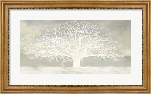 Framed White Tree Print