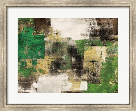 Framed Dream in Green Print