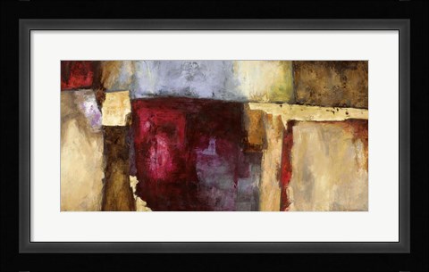 Framed Rosso Fiorentino Print