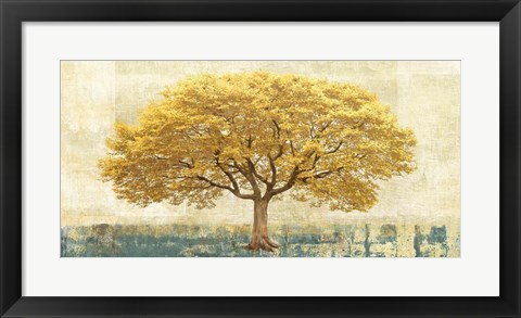Framed Gilded Oak Print