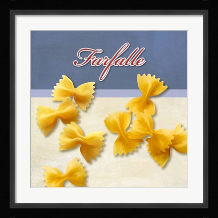 Framed Farfalle Print