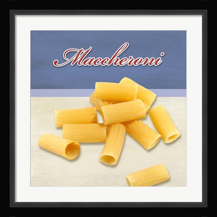 Framed Maccheroni Print