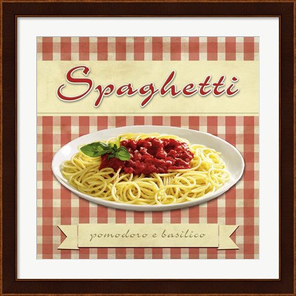 Framed Spaghetti Print