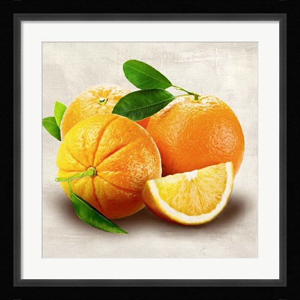 Framed Oranges Print