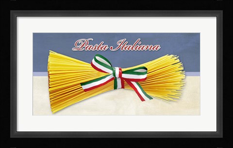 Framed Pasta Italiana Print