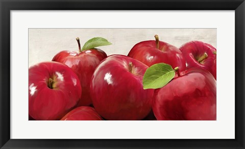 Framed Red Apples Print