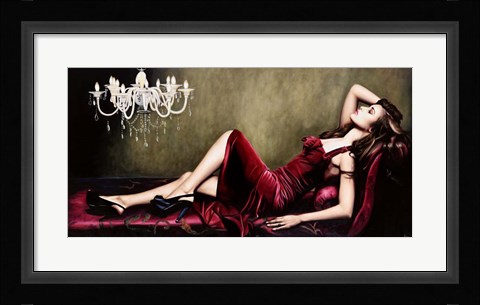 Framed Red Velvet Print