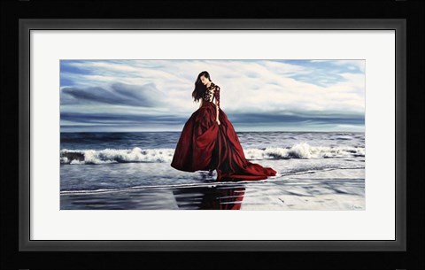 Framed On the Seashore Print