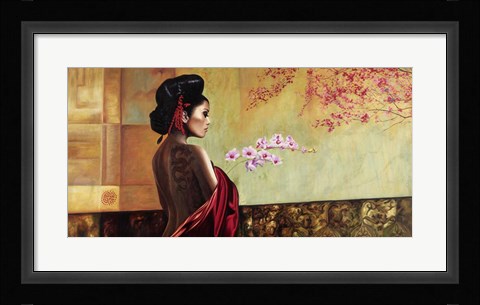 Framed Wild Orchid Print