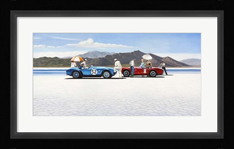 Framed Bonneville Salt Plains Print