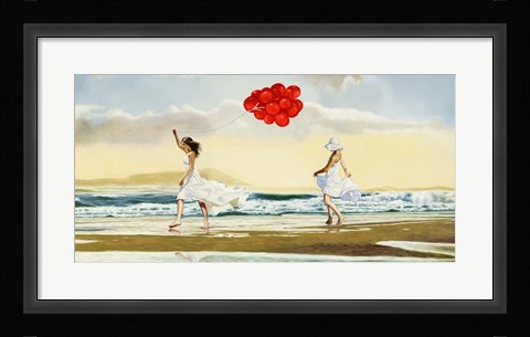 Framed Collecting Waves Print