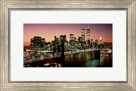 Framed Brooklyn Bridge, NYC Print