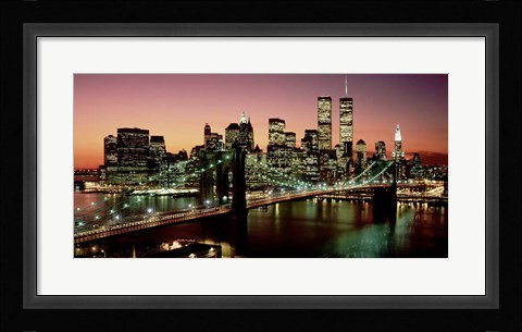 Framed Brooklyn Bridge, NYC Print